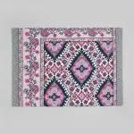 Geometric Ikat Mosaic Double Bedsheet Pure Cotton