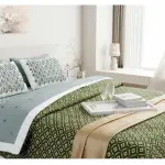 Regal Geometric Border Double Bedsheet Pure Cotton