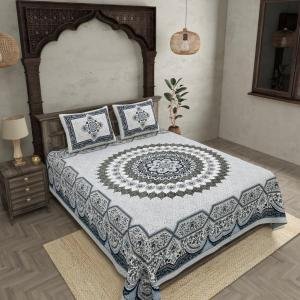 Floral Harmony 240TC Cotton Bedsheet