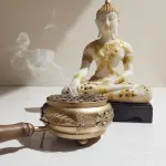 Flower leaf incense Holder