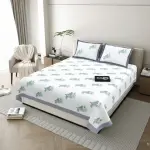 Avian Breeze King Size Pure Cotton Bedsheet