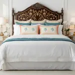 Palm Oasis King Size Pure Cotton Bedsheet