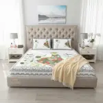 Pure Natural Cotton King Size Bedsheet