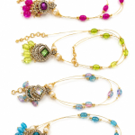 Elegant Pearl & Crystal Charm Necklace