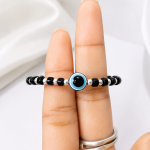 Protective Evil Eye Baby Bracelet | Nazariya Black Bead Kada for Newborn Babies & Infants