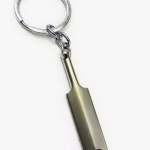 Silverline Premium Metal Cricket Bat Keychain - Metallic (Pack Of 1)