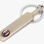 Silverline Premium Metal Cricket Bat Keychain - Metallic (Pack Of 1)