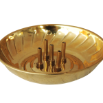 Brass God Temple Agaradan, Agarbatti Stand Plate Small