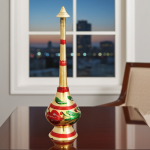 Brass Antique Rosewater Sprinkler Gulab Pash for Home Temple