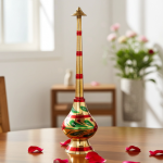 Brass Rosewater Sprinkler Gulab Pash – Decorative Ritual Item