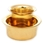Brass Davra / Davara / Dabara Vati Set Coffee Tumbler Set
