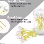 💎 LetzShoope Pearl U-Pins Hair Accessories – 12 pcs Set