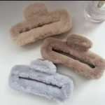 🦋 LetzShoppe Large Matte Butterfly Hair Claw Clips – Pack of 3