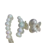 💎 Korean 3-Piece Big Pearl Hair Claw & Banana Clip Combo