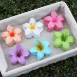 🌸 6-Pcs Elegant Flower Hair Claw Clips – Vintage Style