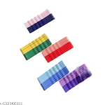 LETZSHOPPE Metal Hair Clips & Bobby Pins – Multicolor Hair Styling Pins for Women & Girls (Pack of 50)