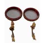 Golden Bangles For Women, Bridal Crystal Bangles, Golden Leaf Design Bangles