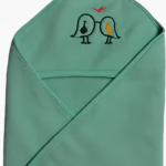 Baby swaddle wrap, Quick Dry fleece wrap, newborn baby blanket, mint green baby swaddle,