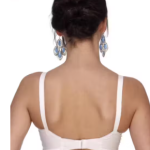 White Bra, Full Coverage Bra, Structured Bra, Stitched Panel Bra, Non-Wired Bra ✅