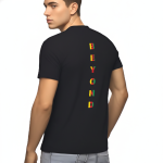 Elegant Sleek Round Neck Beyond Print Solid Coloured Men's T-shirt (Pure Cotton)