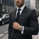 KHRIST Premium Fully Automatic Mechanical Analog Watch for Men | Exposed Working Gears Dial & Transparent Case Back | Precision Engineering, Luxury Craftsmanship & Timeless Elegance