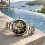 KHRIST Premium Fully Automatic Mechanical Analog Watch for Men | Exposed Working Gears Dial & Transparent Case Back | Precision Engineering, Luxury Craftsmanship & Timeless Elegance