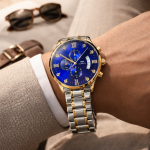 OLMECA Premium Chronograph Watch for Men | All 3 Sub-Dials Working | Automatic Date Change | Stylish & Durable Timepiece