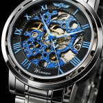 KHRIST Premium Fully Automatic Mechanical Analog Watch for Men | Exposed Working Gears Dial & Transparent Case Back | Precision Engineering, Luxury Craftsmanship & Timeless Elegance