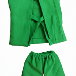 Laddu Gopal Night Dress Suitable for 3 No. Size | 100% Cotton | Handmade Krishna Dress | Green Color