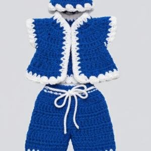 Laddu Gopal Winter Dress Coat Pant Cap Set 1 No. Size