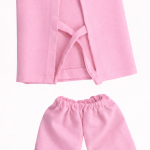 Laddu Gopal Night Dress Suitable for 3 No. Size | 100% Cotton | Handmade Krishna Dress | Pink Color