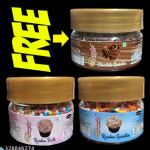 Maayka Premium | Combo of Cake Sprinkles Rainbow Balls + Rainbow Sprinkles + Chocolate Sprinkles Pack of 3
