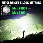 Rechargeable Mini Led Flashlight with Power Bank 3 Modes 1 Pc