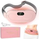 Belly Warmer Pain Relief Massager with 4 Heat Levels and 4 Vibration