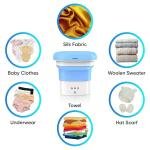 Foldable Mini Top Loading Washing Machine 2kg with Spinner and Dryer for Baby Clothes