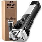 Torch Lights Rechargeable with Sos Mode 7 Mode Led Cob