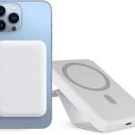 10000 Mah Wireless with Magsafe Power Bank White Lithium Ion Quick Charge 3 0 for Mobile