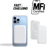 10000 Mah Wireless with Magsafe Power Bank White Lithium Ion Quick Charge 3 0 for Mobile