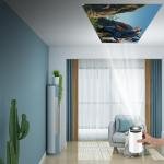 Smart Projector for Home 4k Support Native 720p HD Resolution 2500 Lumen Rotatable Design