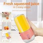 Electric Mini Juice Maker Blender Grinder Mixer Usb Rechargeable Mini Juicer Blender for Smoothies Juice