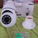 V380 Pro Fisheye 360 Degree Panoramic Wireless Wi-Fi Ip Cctv Security Camera Pack of 1