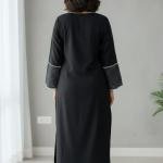 Classic Black Straight Kurta for Women