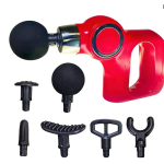 One Button Simple Professional Massage Gun Wireless 6 - Heads 6 speed