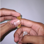 Acupressure Finger Massage Rings – Pack of 4 + Wooden Palm Massager, Therapy Rings for Pain Relief, Relaxation & Hand Acupoint Massage