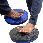 Tummy Twister belly fat Exercise Machine with HAND GRIPPER Grip strengthener, forearm exercise equipment, Abs and Grip at Home, Twist Board + Hand Gripper 60 kg