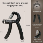 Tummy Twister belly fat Exercise Machine with HAND GRIPPER Grip strengthener, forearm exercise equipment, Abs and Grip at Home, Twist Board + Hand Gripper 60 kg