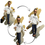 Tummy Twister belly fat Exercise Machine with HAND GRIPPER Grip strengthener, forearm exercise equipment, Abs and Grip at Home, Twist Board + Hand Gripper 60 kg