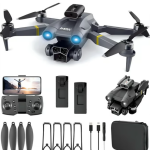 M3 Max Drone with Dual HD Camera, Dual Battery, Optical Flow Positioning, Obstacle Avoidance, Foldable RC Quadcopter for Kids, Beginners & Hobbyists