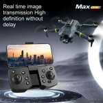 M3 Max Drone with Dual HD Camera, Dual Battery, Optical Flow Positioning, Obstacle Avoidance, Foldable RC Quadcopter for Kids, Beginners & Hobbyists