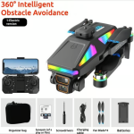 S5HP GPS Drone with Dual 8K Camera, GPS Positioning, Single Battery, Foldable Premium RC Quadcopter for Aerial Photography & Beginners